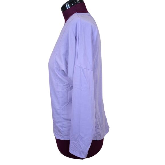 Women's All in Motion Purple Long Sleeve Open Back Athletic Top | Size Medium - Picture 2 of 9